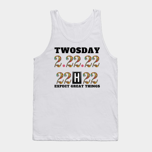 twosday tuesday february 22nd 2022 Tank Top by Holly ship